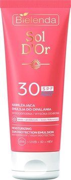 Емульсія сонцезахисна Bielenda Sol D'OR Зволожувальна SPF30 200 мл (5902169866525) В00353597 фото