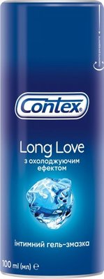Інтимний гель-змазка Contex Long Love з охолоджуючим ефектом (лубрикант) 100 мл. (5060040304044) В00157210 фото