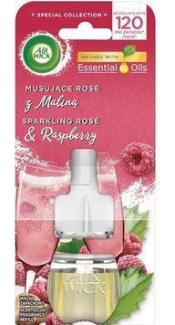 Запаска для електричного освіжувача повітря Air Wick Sparkling Rose & Raspberry 19 мл. (5908252005635) В00340322 фото