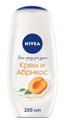Гель-догляд для душа Nivea Крем Абрикос з маслом абрикосових кісточок 250 мл (4005900939654) В00280559 фото