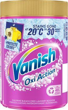 Пятновыводитель порошкообразный для тканей Vanish Gold Oxi Action 625 г. (5997321747798) В00164321 фото