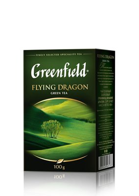 Чай Greenfield Flying Dragon Зелений листовий 100 г ( 4823096801124) 000027776 фото