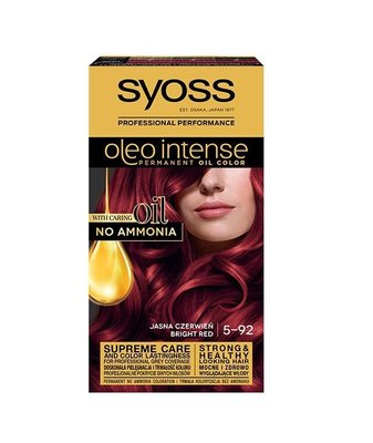 Фарба для волосся SYOSS Oleo Intense 5-92 Яскраво-червоний 115 мл (9000100814737) В00292122 фото