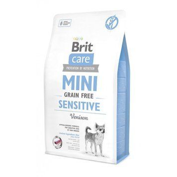 Корм сухой Brit Care Grain Free Mini Sensitive для собак миниатюрных пород с чувствительным пищеварением с олениной 2 кг (8595602520169) S1111148818 фото