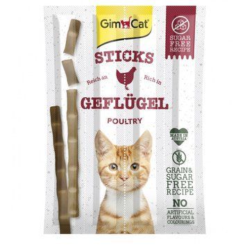 Лакомство GimCat для кошек палочки с мясом птицы 4 шт по 5 г (4002064400761) S1111145480 фото