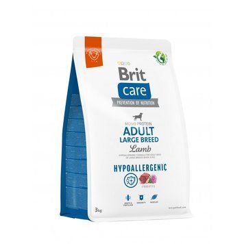 Корм сухой Brit Care Dog Hypoallergenic Adult Large Breed для взрослых собак больших пород с ягненком 3 кг (8595602559084) S1111173367 фото