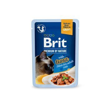 Корм влажный Brit Premium Delicate Fillets in Gravy Tuna д/котов филе в соусе тунец 85 г (8595602570577) S1111185849 фото