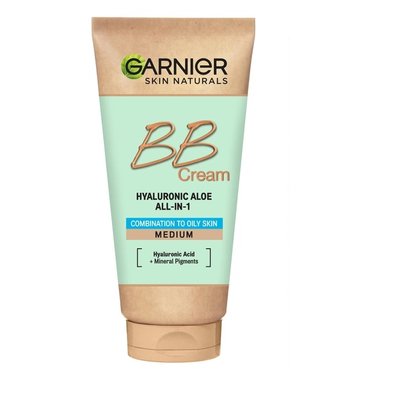 BB-крем для змішаної та жирної шкіри Garnier Skin Naturals Секрет досконалості Натурально-бежевий 50 мл (3600542415194) В00304999 фото