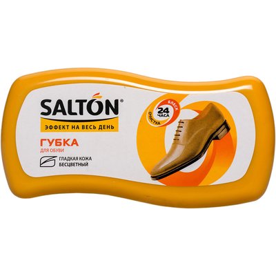 Губка для взуття з гладкої шкіри безкольорова Comfort Salton 1шт.(6928305900013) В00293848 фото