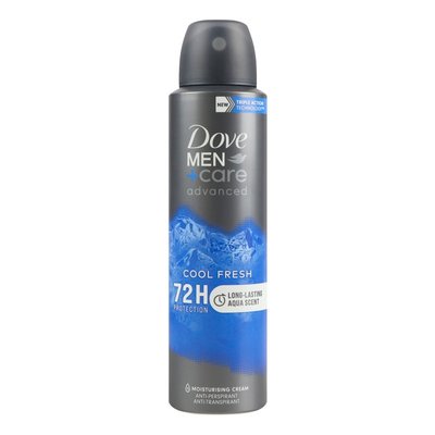 Антиперспирант-аэрозоль Dove Men+Care Advanced Invisible Dry Antiperspirant Spray 150 мл (8720181284359, 8720181284885) В00304818 фото