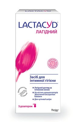 Засіб для інтимної гігієни Lactacyd Ніжний для чутливої шкіри з дозатором 200мл. (5391520943218) В00152288 фото