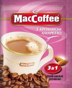 Кавовий напій MacCoffee 3в1 20шт * 18г (8887290109888) 000018512 фото