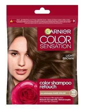 Крем-краска для волос Garnier Color Sensation Shampoo Retouch 5.0 Light Brown 20 мл (3600542620406) В00344888 фото