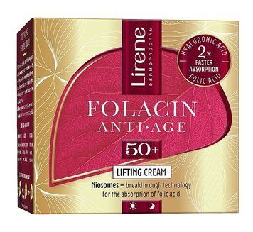 Крем ліфтинг для обличчя Lirene Folacin Anti-Age Lifting Cream + 50 50 мл. (5900717077515) В00329003 фото