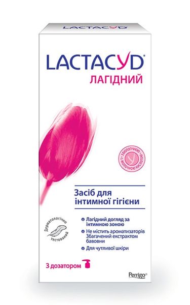 Засіб для інтимної гігієни Lactacyd Ніжний для чутливої шкіри з дозатором 200мл. (5391520943218) В00152288 фото