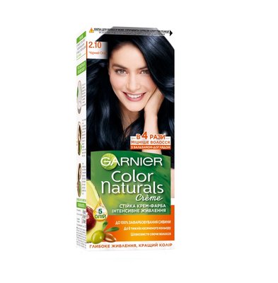 Фарба для волосся Garnier Color Naturals 2.10 Чорний опал 110 мл (3600540676801) 1702      фото
