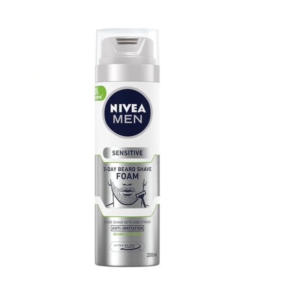 Піна для гоління Nivea Men Одним рухом формула для легкого гоління 200 мл (4005900758828) В00280580 фото