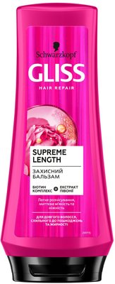 Бальзам Gliss Kur Supreme Length для довгого волосся, схильного до пошкоджень та жирності 200 мл (9000101201185) В00045960 фото