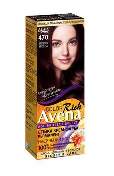 Стойкая крем-краска для волос Avena Rich Color №470 Мокко 133 мл (4823115502667) AD112 фото