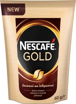 Кофе NESCAFE Gold растворимый 60 г (7613035524835) 000069498 фото