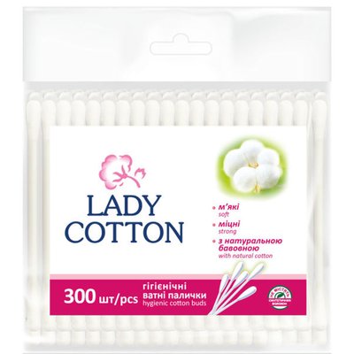 Ватні палички Lady Cotton 300 шт (4823071621402) В00146351 фото