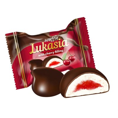 Цукерки Lukas Lukasia з вишневим наповнювачем 2.5 кг. (4823054611383) 000070992 фото
