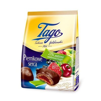 Пряники Tago з інжирною начинкою в шоколаді(5908310282794) 000074757 фото