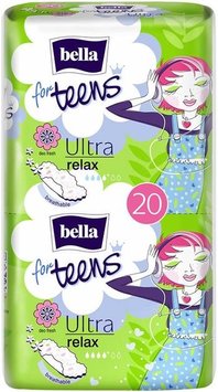 Прокладки гигиенические Bella for Teens Ultra Relax Extra Soft Deo Green Tea 20 шт (5900516306229) В00288683 фото