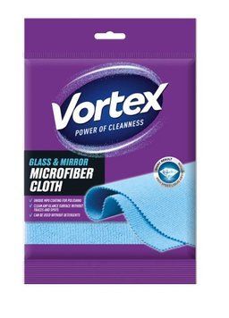 Салфетка Vortex микрофибра для стекла и зеркал (4820048488167) В00147644 фото
