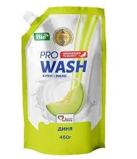 Мыло жидкое Pro Wash Дыня дой-пак 460г(4262396140234) В00300002 фото