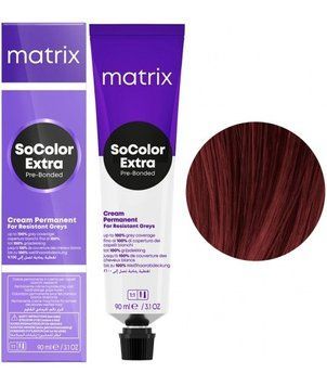 Крем-фарба для волосся Matrix SoColor Extra Pre-Bonded 506 RB 90 мл. (3474637261184) В00342443 фото
