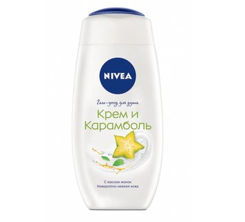 Гель-догляд для душу Nivea Крем і Карамболь 250 мл (4005900308740) В00283692 фото