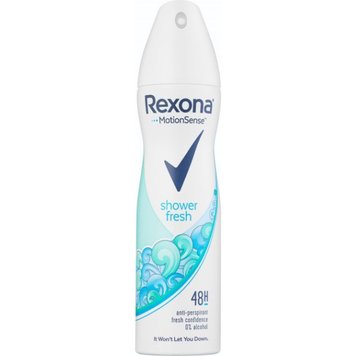 Антиперспирант-аэрозол Rexona Свежесть душа 150 мл (8712561845106) В00308069 фото