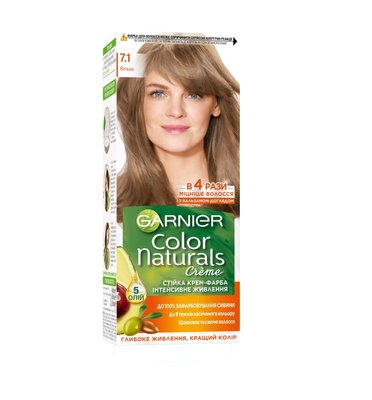 Фарба для волосся Garnier Color Naturals 7.1 Вільха 110 мл (3600540676818) 1739      фото