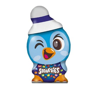 Шоколадна фігурка Nestle Smarties Пінгвін з кольоровим драже всередині 85 г (42370291) 000074685 фото