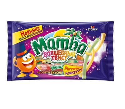 Жевательные конфеты Mamba Волшебный Твист 70 г (4014400932683) 000076905 фото