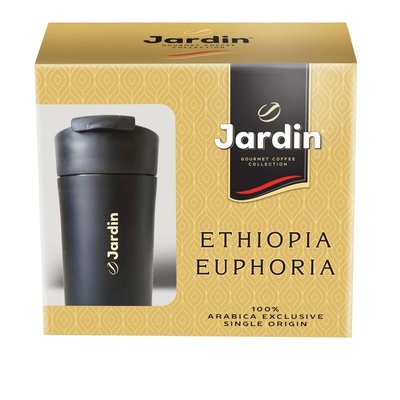 Набор Jardin Кофе молотый Jardin Ethiopia Euphoria 250 г + металлическая термочашка (4823096807997) 000069263 фото