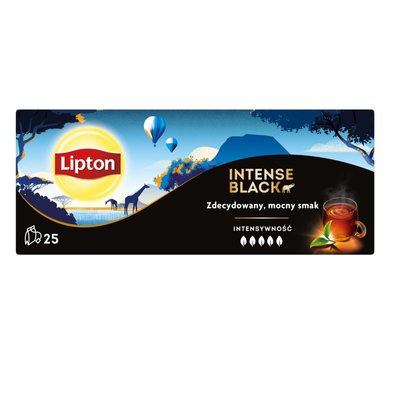 Чай Lipton Intense Чорний пакетований 25 шт (8714100240281) 000074342 фото