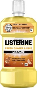 Ополаскиватель для полости рта Listerine свежесть имбиря и лайма 500 мл (3574661562056) В00315387 фото