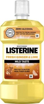 Ополіскувач для ротової порожнини Listerine свіжість імбиру та лайму 500 мл (3574661562056) В00315387 фото