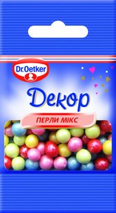 Посипка Dr.Oetker "Перли мікс" 10 г (5907707057601) 000027893 фото