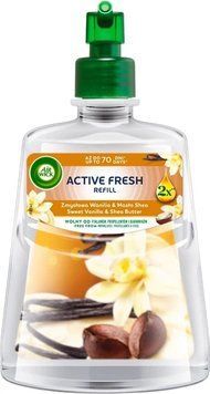 Змінний флакон до автоматичного освіжувача повітря Air Wick Active Fresh Солодка ваніль та масло ши 228 мл. (5908252018352) В00353948 фото