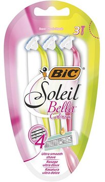 Набор бритв Bic Soleil Bella Colours без сменных картриджей 3 шт (3086123468283) В00155799 фото