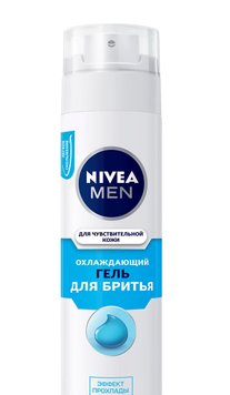 Гель для гоління Nivea Men для чутливої шкіри з екстрактом ромашки 200 мл (4005808926015) В00280258 фото