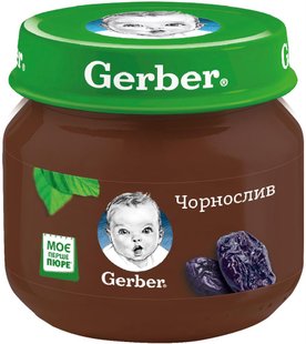 Пюре Gerber фруктовое Чернослив с 6 месяцев 80 г (7613033513978) В00138263 фото