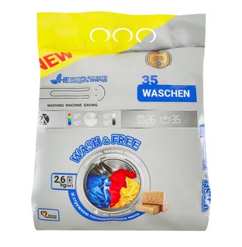 Порошок для прання Wash&Free універсальний 2.6 кг (4260637723680) В00299653 фото