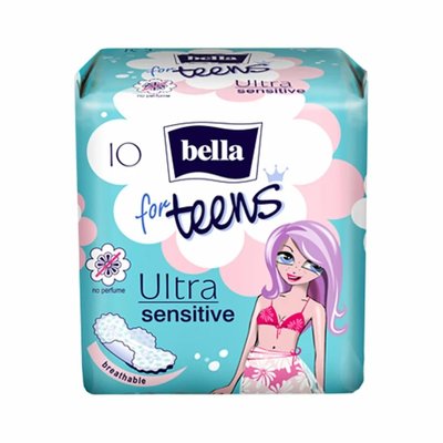 Гігієнічні прокладки Bella for Teens: Ultra Sensitive 10 шт (5900516302344) В00189491 фото