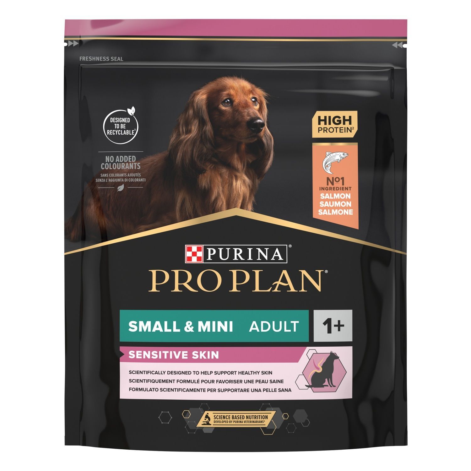 Сухий корм PRO PLAN Small&Mini Adult 1+ Sensitive Skin для собак дрібних порід з чутливою шкірою з лососем 700 г (7613035120808) 000029939 фото