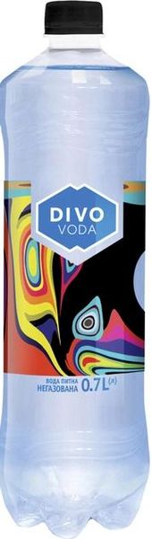 Вода питьевая негазированная Divo Voda 0.7 л (4820123511704) В00196138 фото