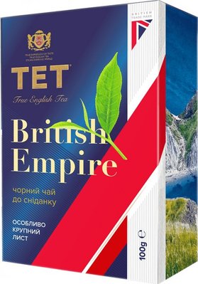 Чай ТЕТ чорний Британська імперія Букет байховий листовий 100 г (5060207694131) 000021227 фото